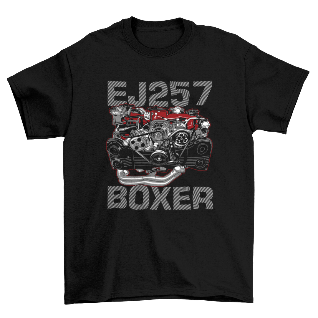 Subie Engine EJ257 Boxer T-Shirt