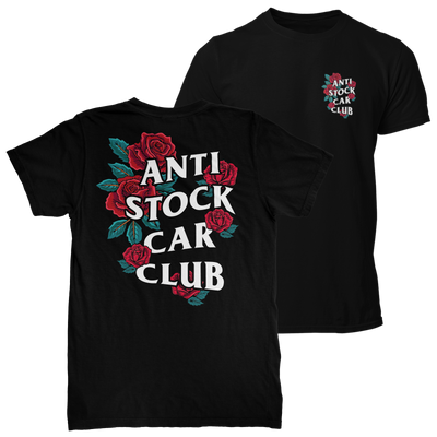 ANTI STOCK CAR CLUB FLOWERS T-shirt