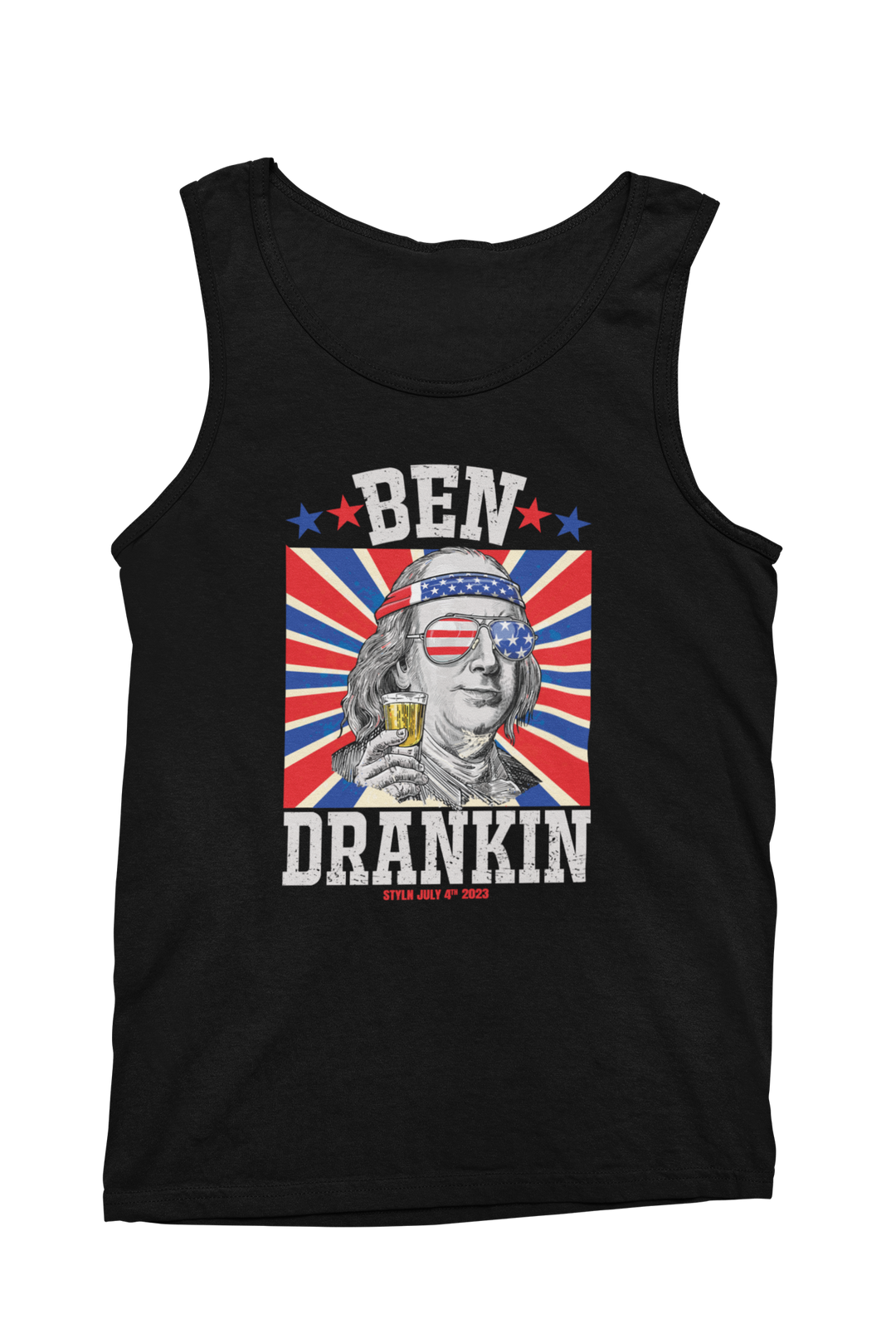 STYLN® JULY 4 BEN DRANKIN Tank Top