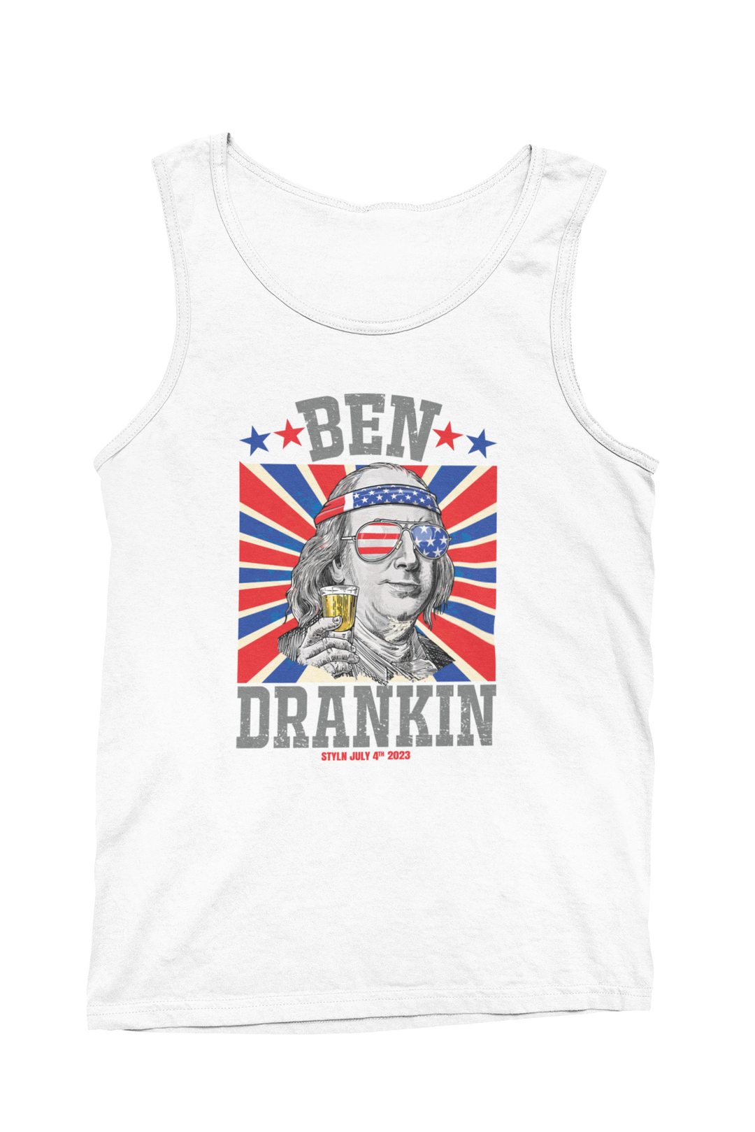 STYLN® JULY 4 BEN DRANKIN Tank Top