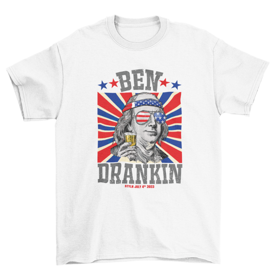 STYLN® JULY 4 BEN DRANKIN T-Shirt