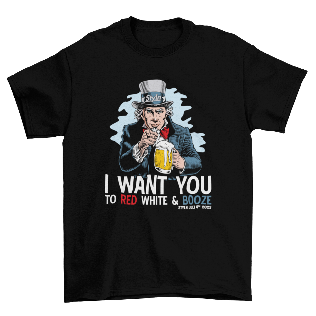 STYLN® JULY 4 I WANT YOU T-Shirt