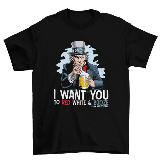 STYLN® JULY 4 I WANT YOU T-Shirt