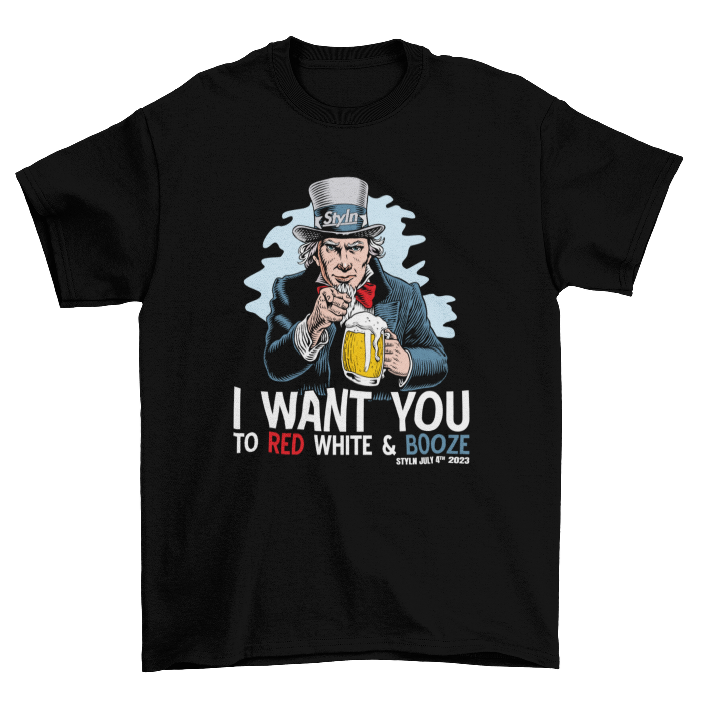 STYLN® JULY 4 I WANT YOU T-Shirt