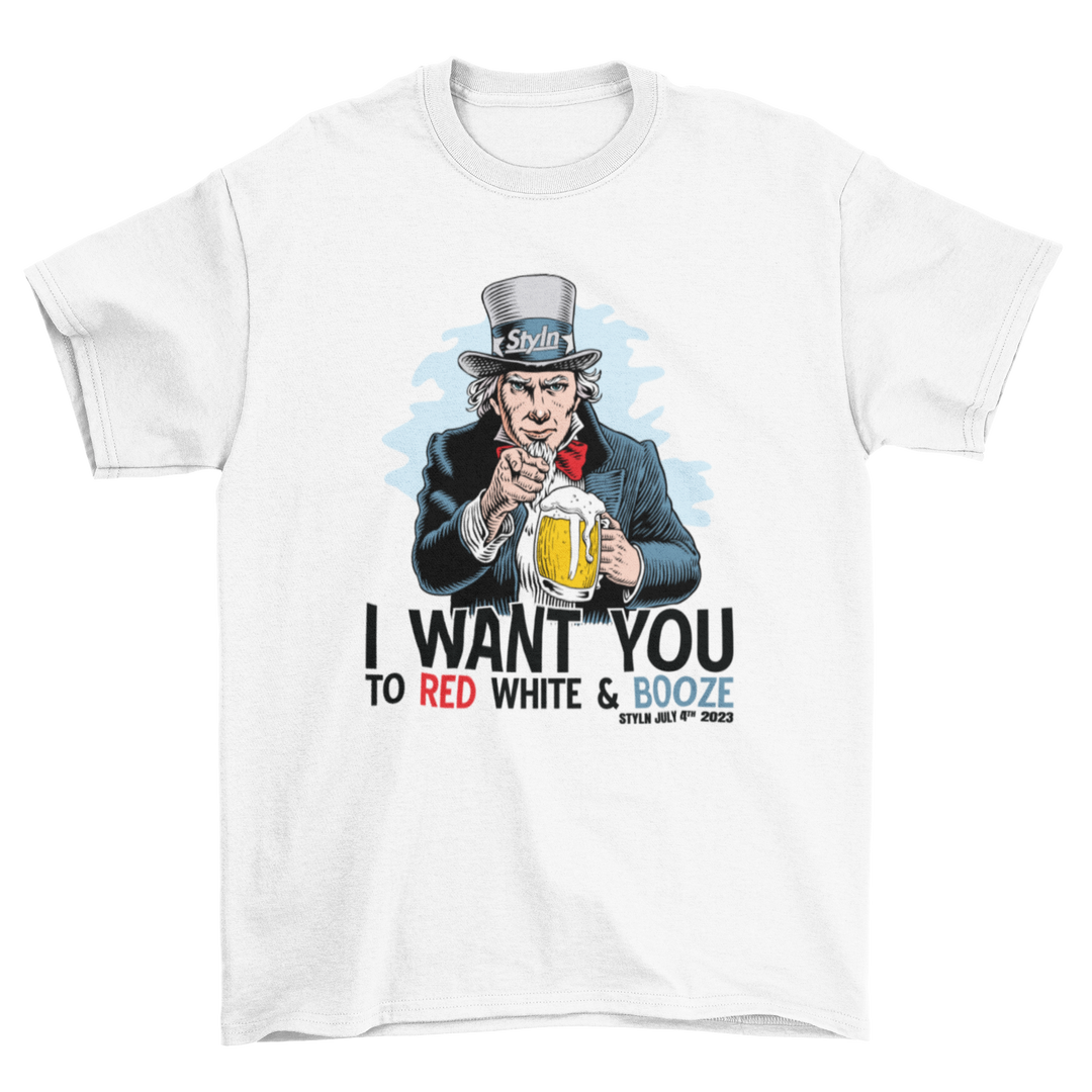 STYLN® JULY 4 I WANT YOU T-Shirt