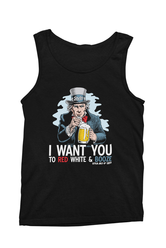 STYLN® JULY 4 I WANT YOU Tank Top