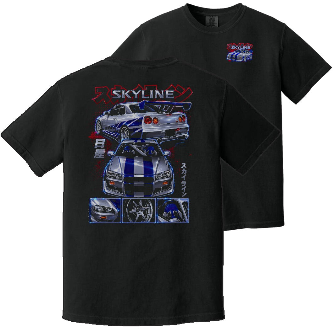 F&F BUSTER R34 GTR Garment-Dyed