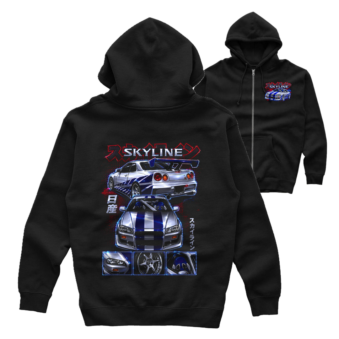 F&F BUSTER R34 GTR Zip Up