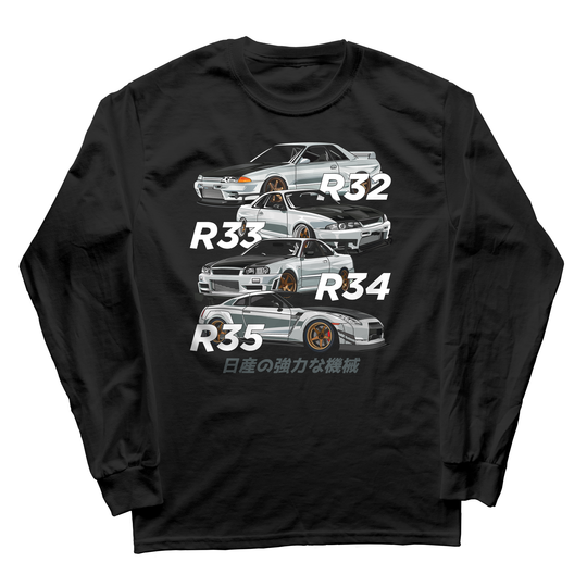 Gtr R32 R33 R34 R35 Long Sleeve