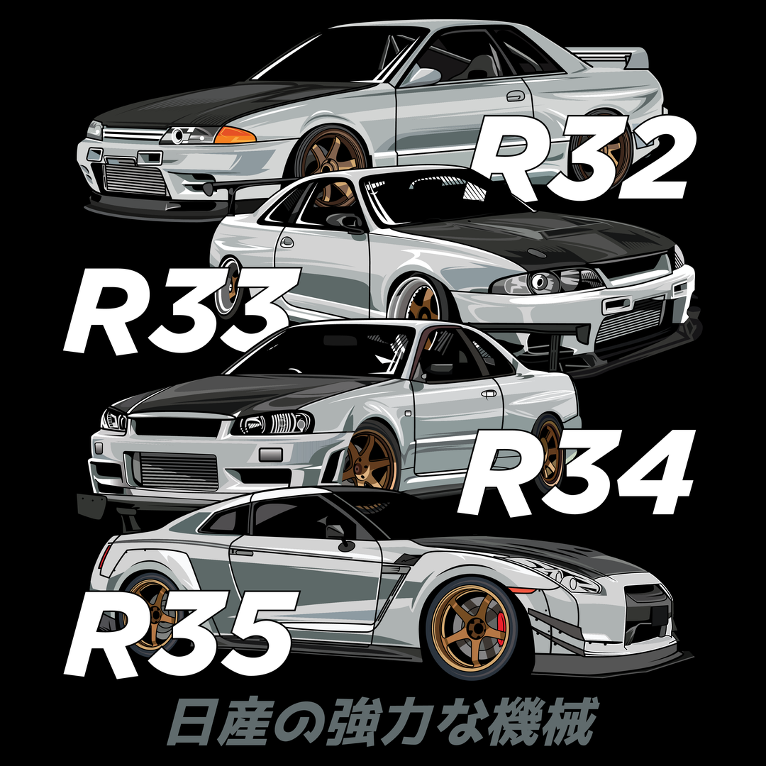 Gtr R32 R33 R34 R35 Design