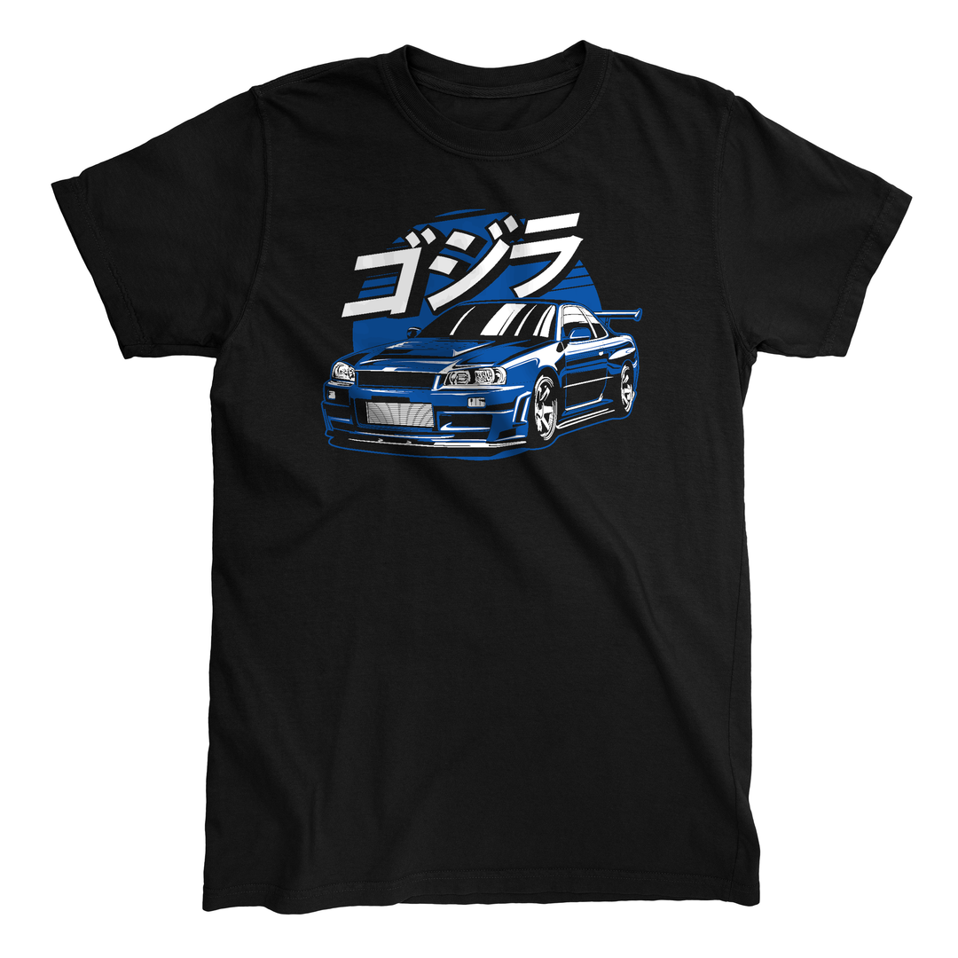 Gtr R34 Blue T-Shirt