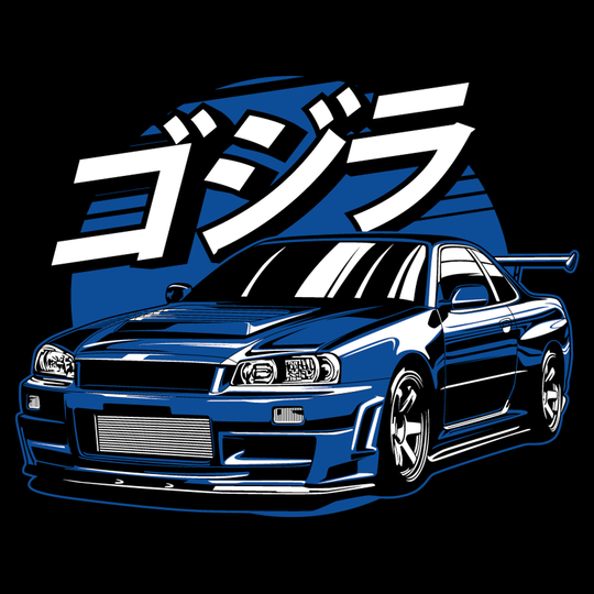 Gtr R34 Blue Design