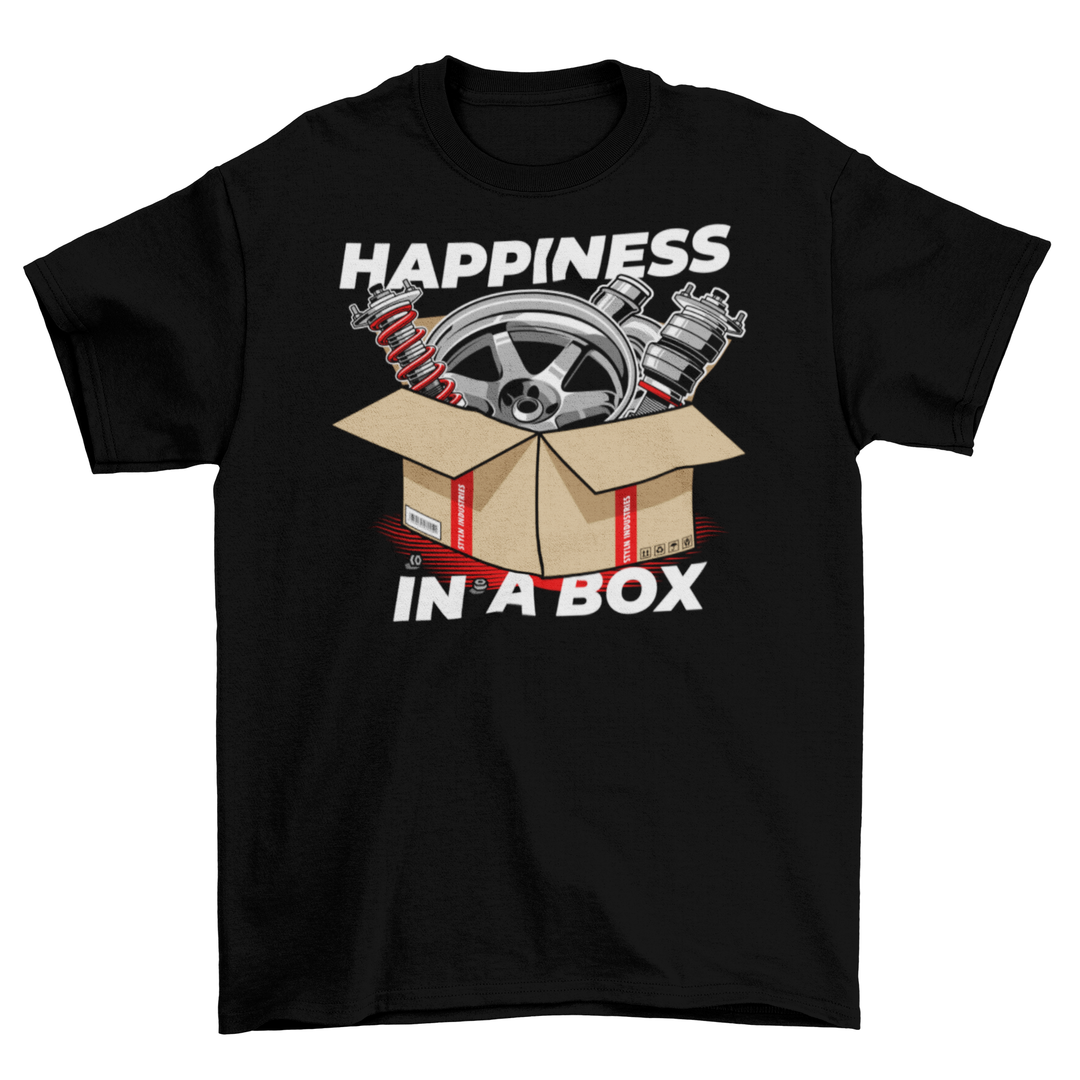 CAR PARTS BOX HAPPINESS T-Shirt