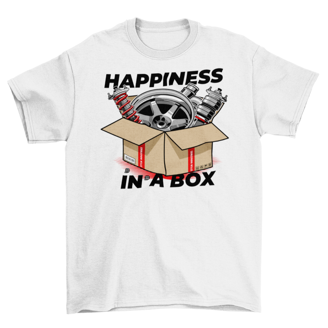 CAR PARTS BOX HAPPINESS T-Shirt