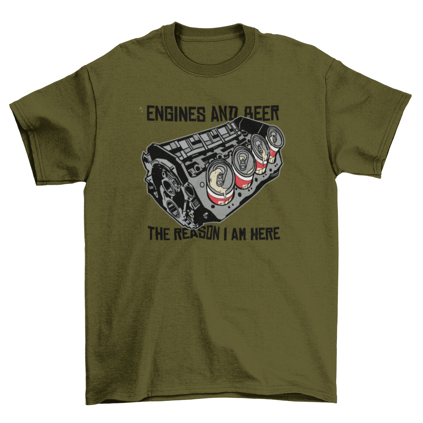 ENGINES AND BEER T-Shirt