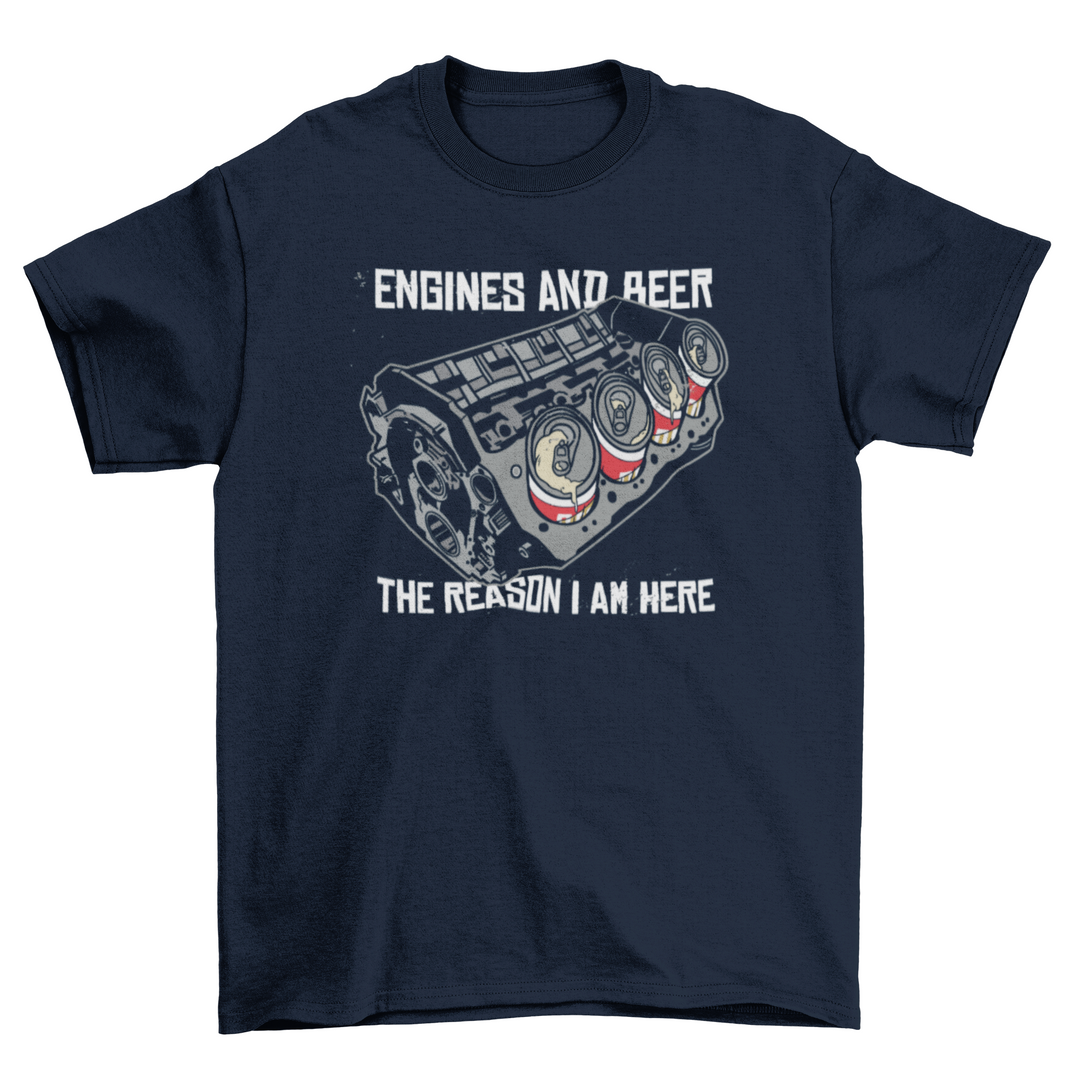 ENGINES AND BEER T-Shirt