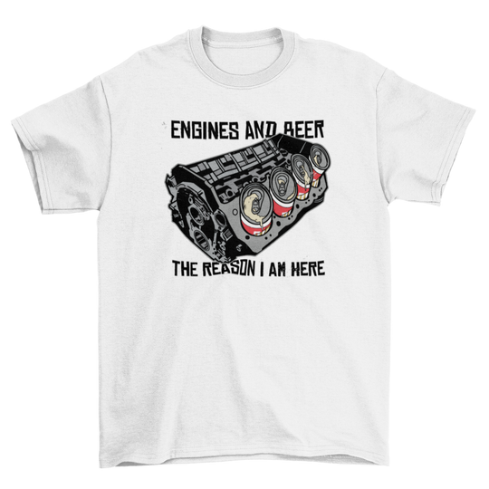 ENGINES AND BEER T-Shirt