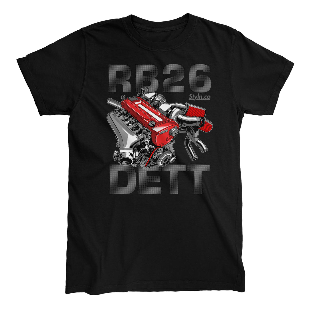 R34 RB26DETT Engine T-shirt