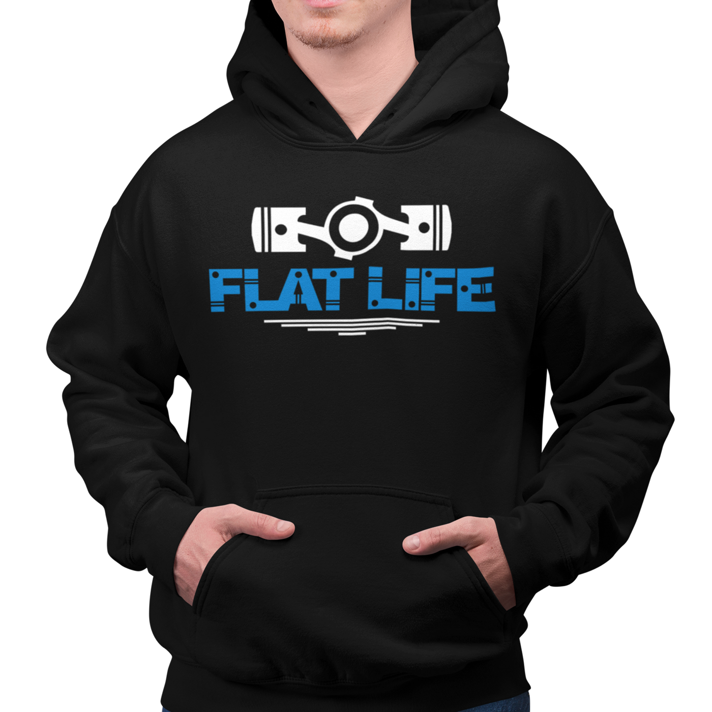 FLAT LIFE BOXER PISTON Hoodie