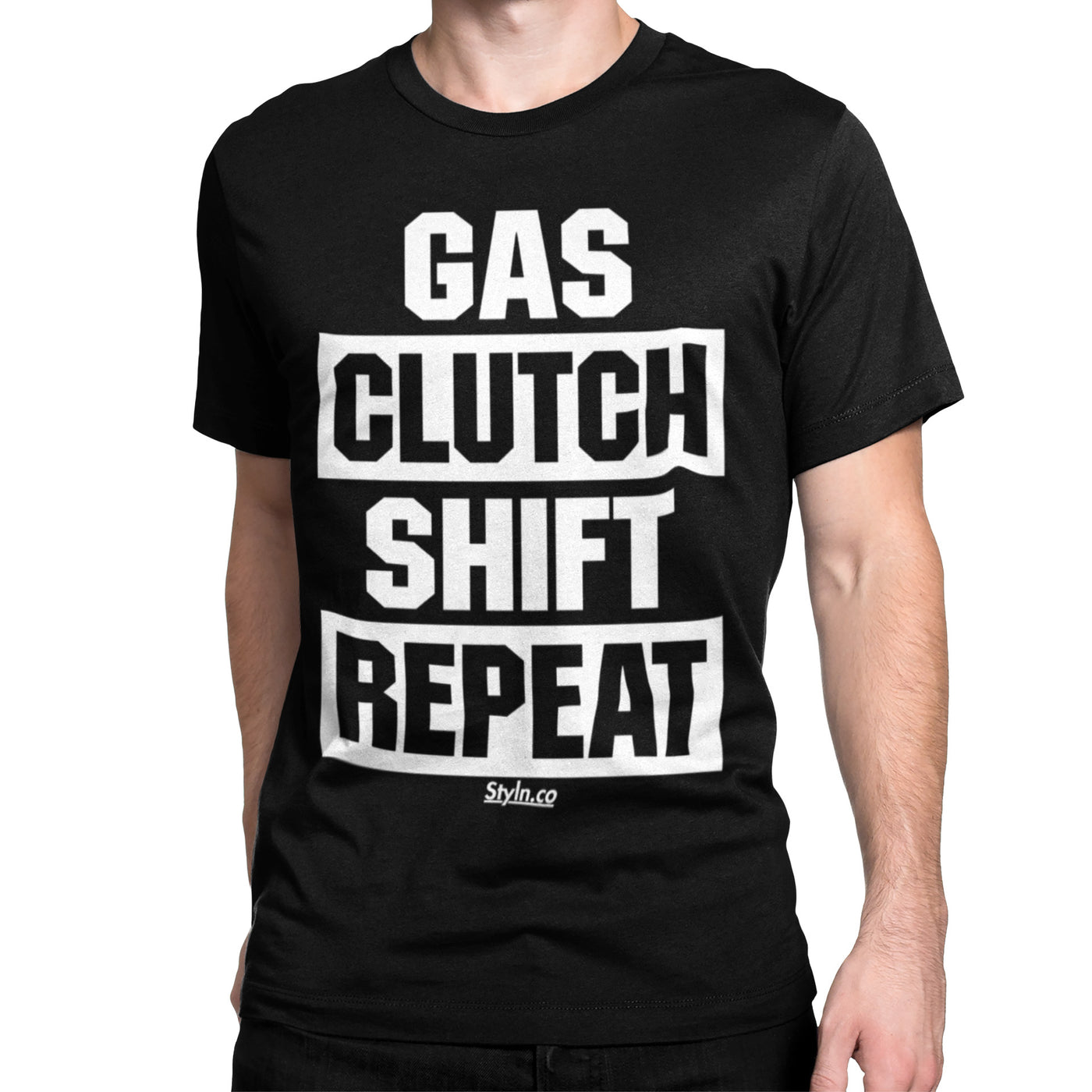 GAS CLUTCH SHIFT REPEAT T-shirt