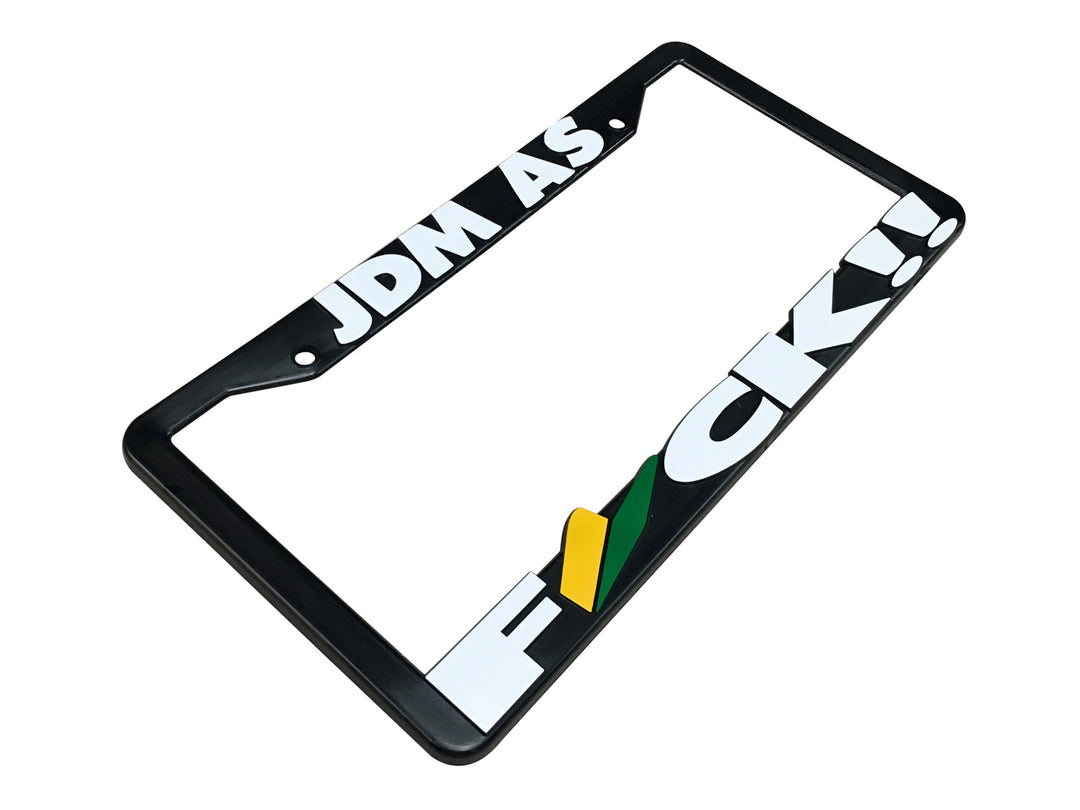 JDM AS FCK License Plate Frame