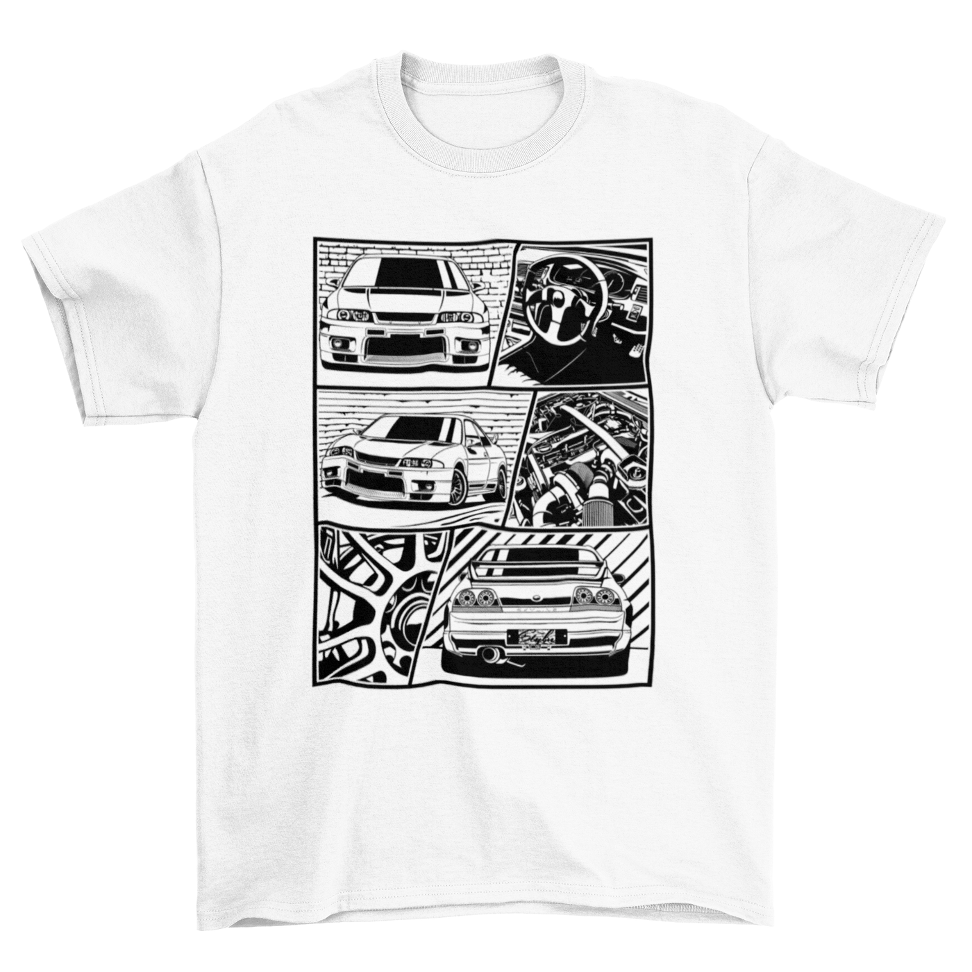 GTR R33 FRAGMENT T-shirt