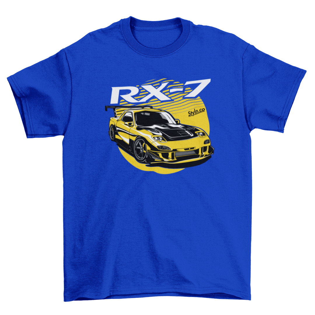 RX7 FD YELLOW SHIRT