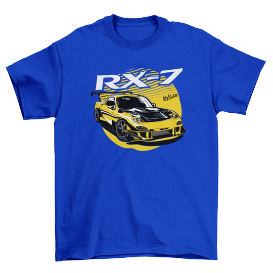 RX7 FD YELLOW SHIRT