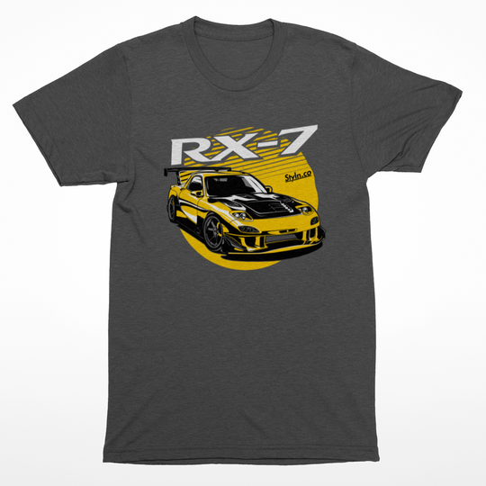 RX7 FD YELLOW SHIRT