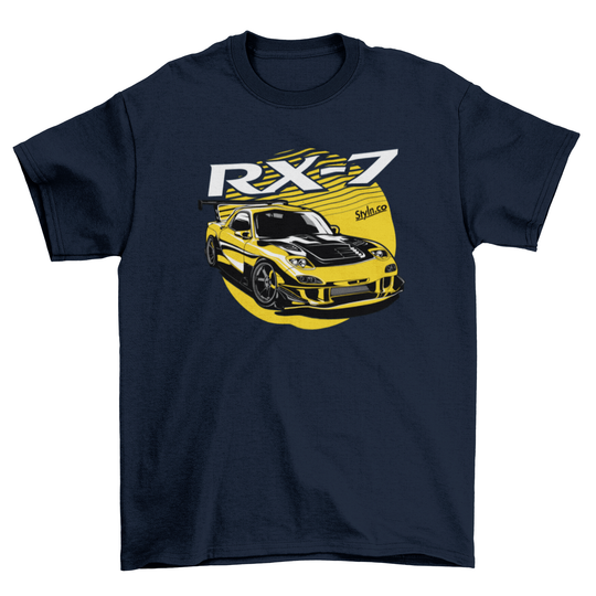 RX7 FD YELLOW SHIRT