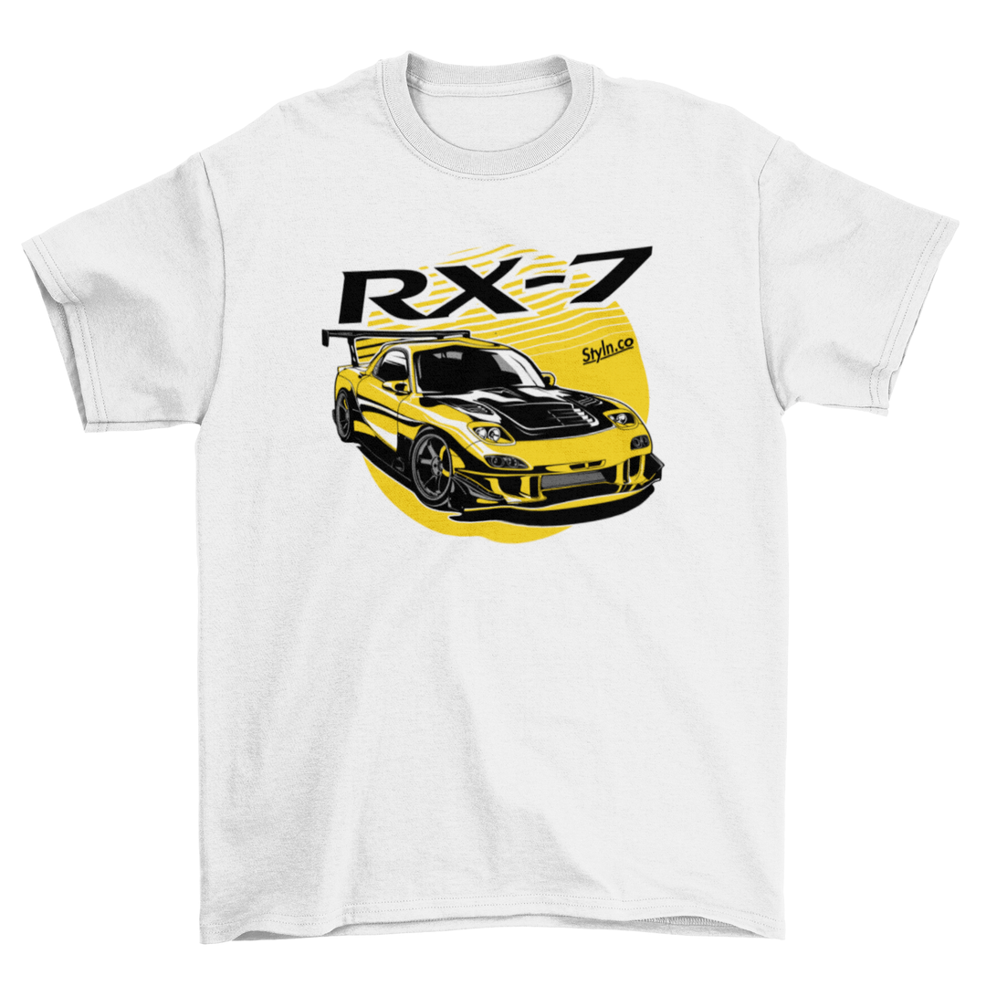 RX7 FD YELLOW SHIRT