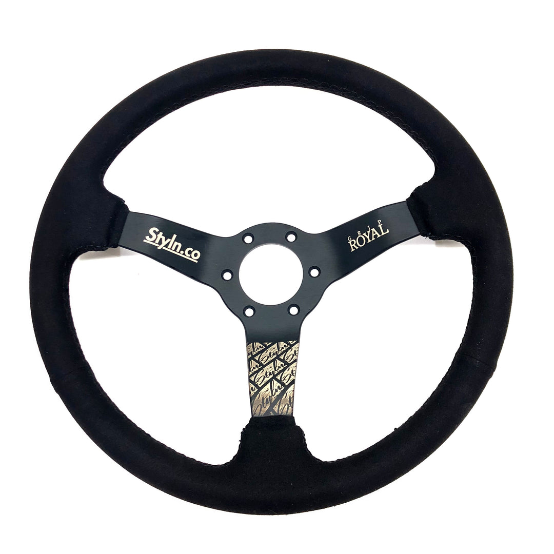 Grip Royal Steering Wheel - Perforated Leather Brute (Official Collab)