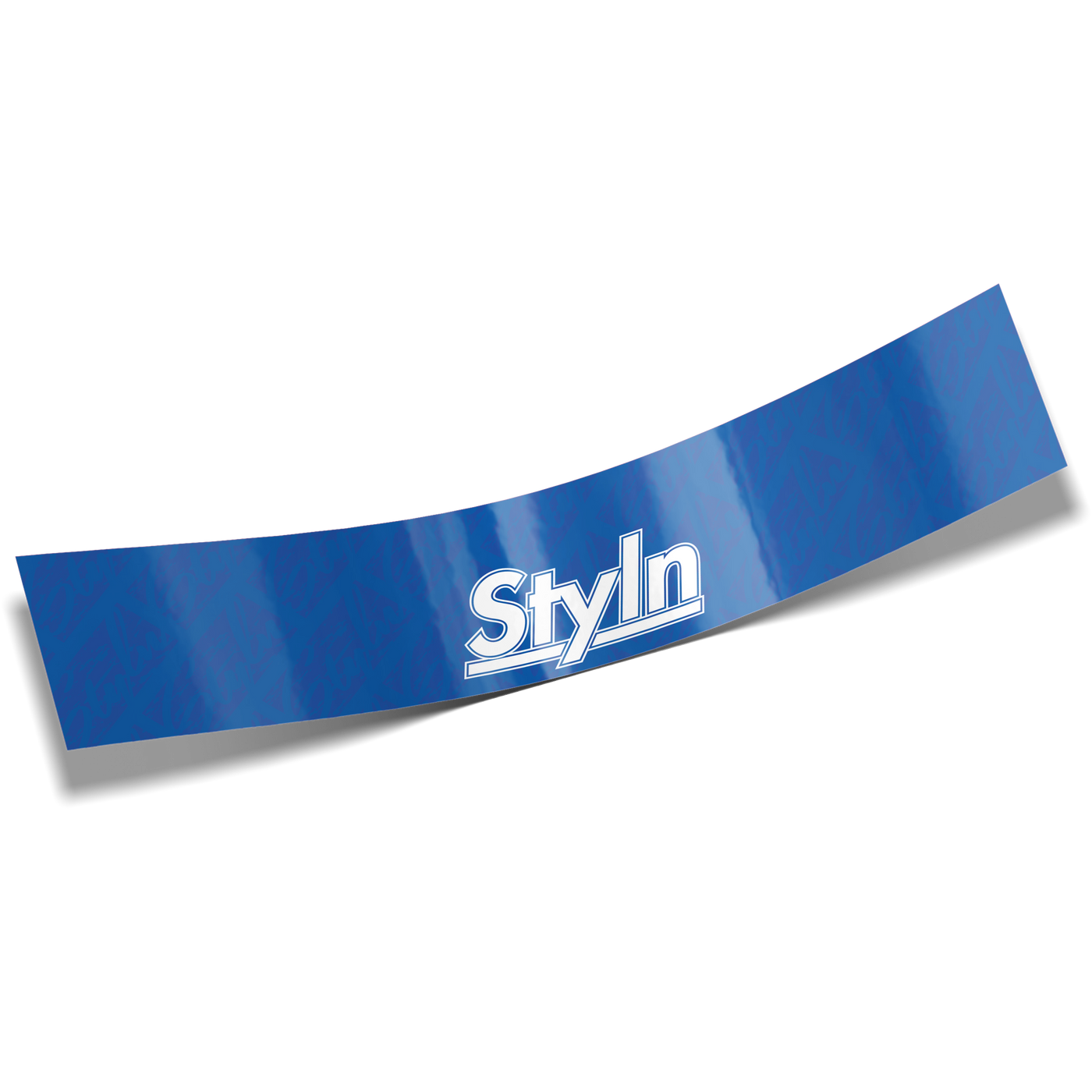 STYLN® WINDSHIELD BANNER BLUE 12" X 60"