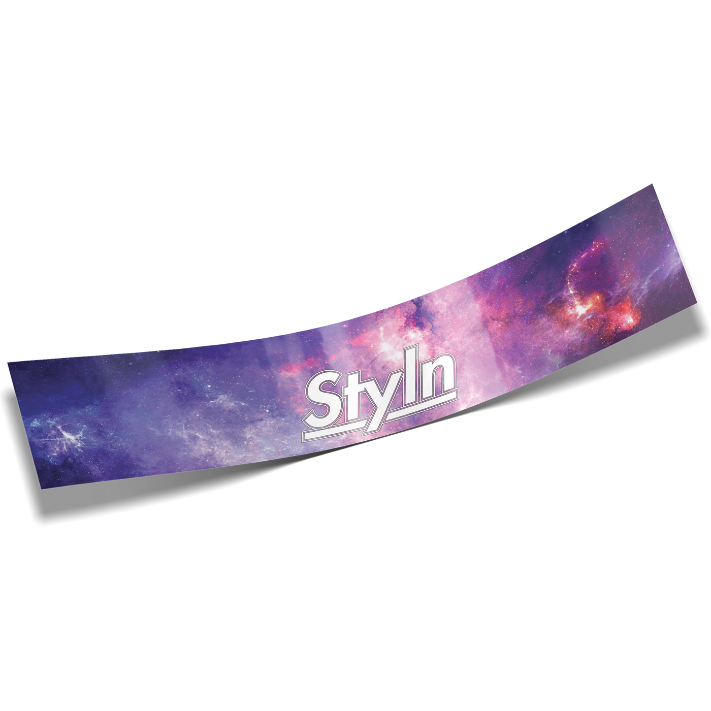 STYLN® WINDSHIELD BANNER GALAXY 12" X 60"