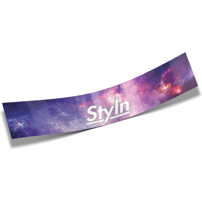 STYLN® WINDSHIELD BANNER GALAXY 12" X 60"