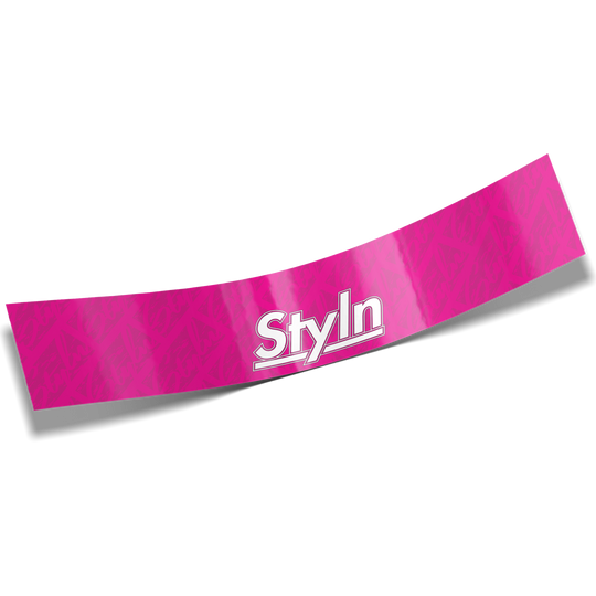 STYLN® WINDSHIELD BANNER PINK 12" X 60"