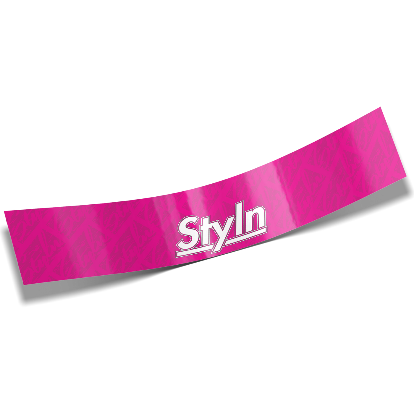 STYLN® WINDSHIELD BANNER PINK 12" X 60"