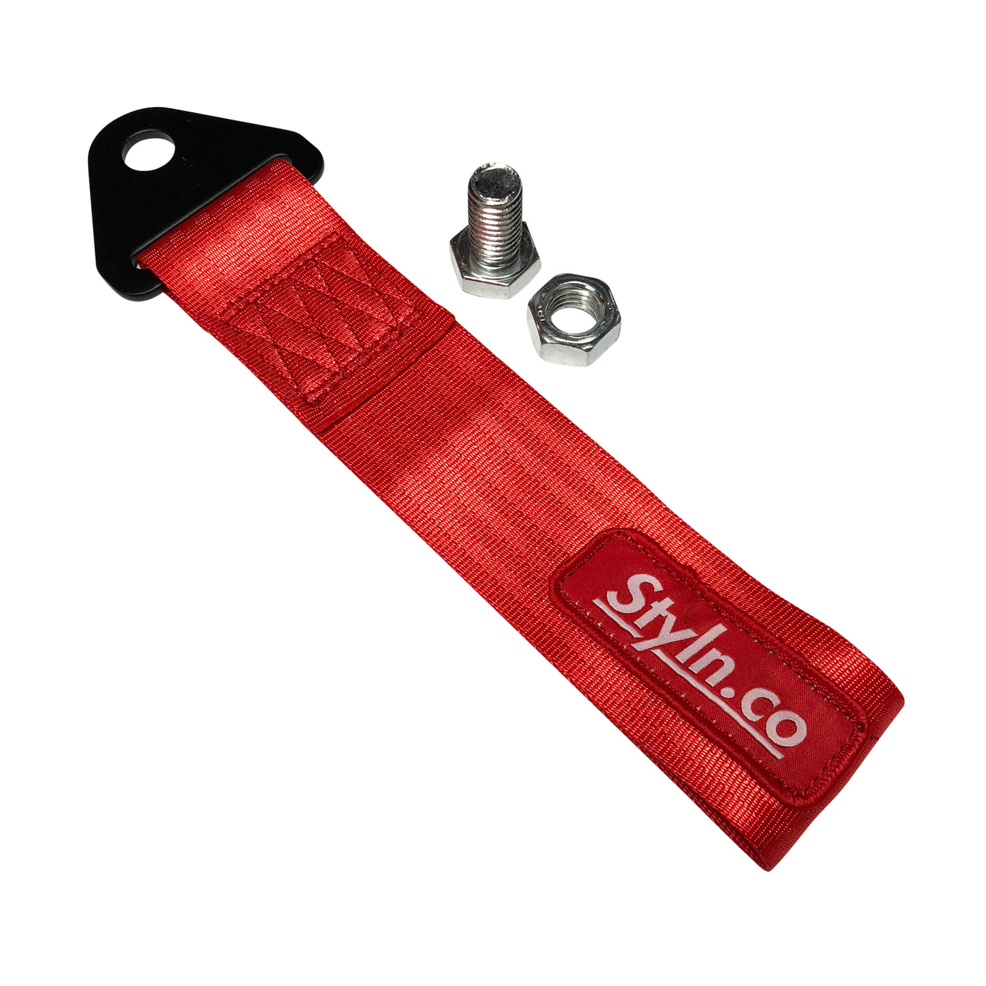 STYLN® Universal Racing High Strength Tow Strap Red