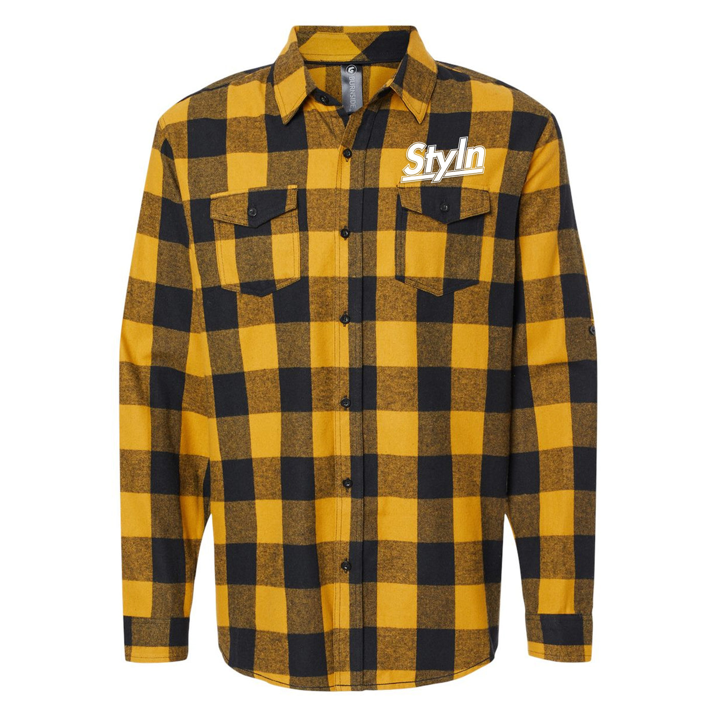 STYLN® Flannel Halloween Gold Black