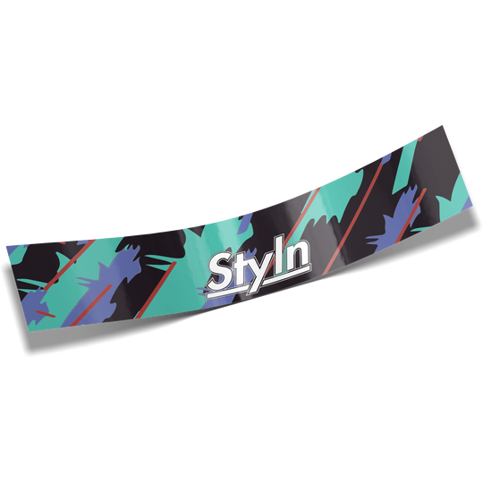 STYLN® WINDSHIELD BANNER RETRO 12" X 60"