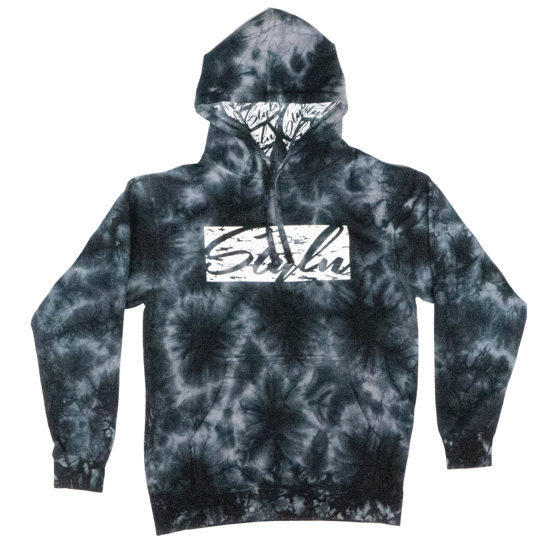 STYLN® Hoodie Tie Dye Black