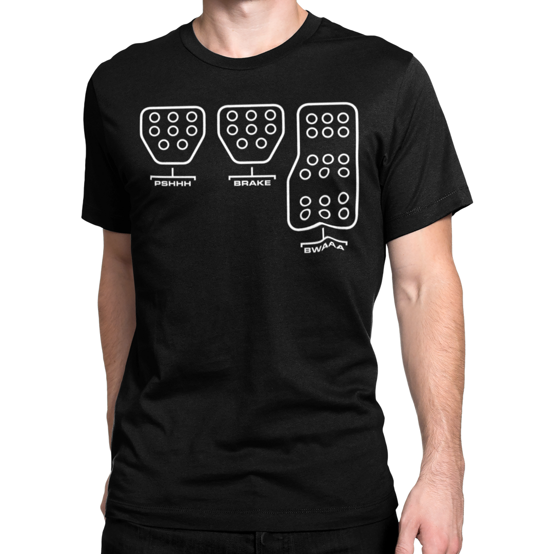 TURBO PEDAL SHIFT DIAGRAM T-shirt