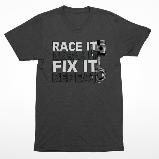 RACE IT BREAK IT REPEAT T-shirt