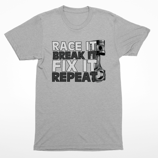 RACE IT BREAK IT REPEAT T-shirt