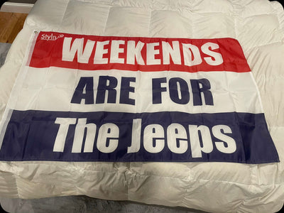 WEEKENDS ARE FOR *CUSTOM* FLAG