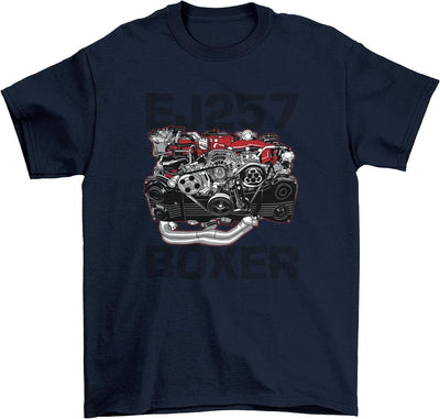 Subie Engine EJ257 Boxer T-Shirt