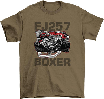Subie Engine EJ257 Boxer T-Shirt
