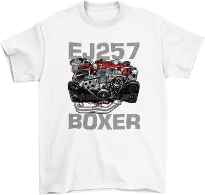 Subie Engine EJ257 Boxer T-Shirt