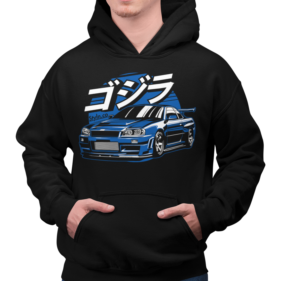 GTR R34 BLUE Hoodie