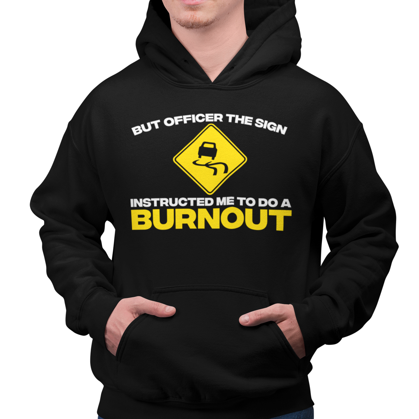 BUT OFFICER SIGN BURNOUT Hoodie